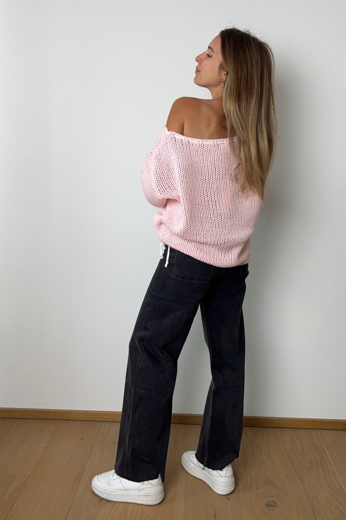 Off-Shoulder Pullover "ribbon" – Bild 2