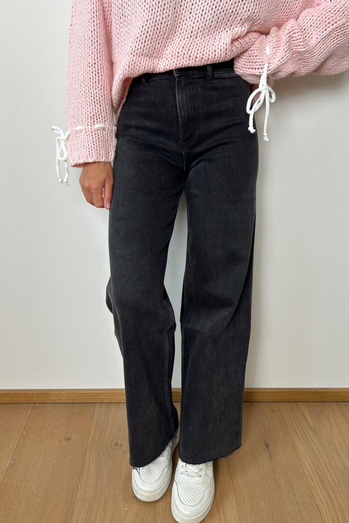 Wide Leg Jeans "anthracite"