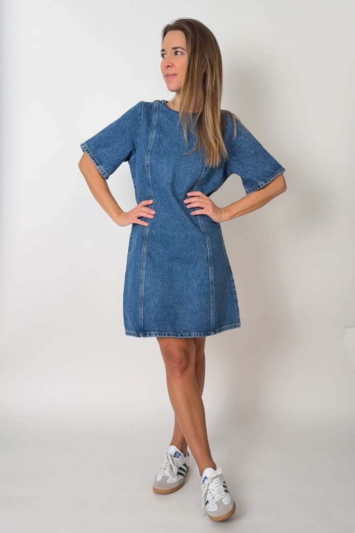 2/4 Denim Short Dress SELECTED – Bild 3