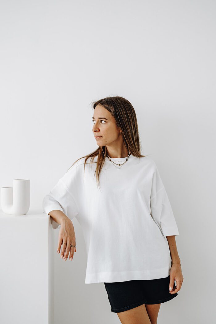 Oversize Shirt in zwei Farben – Bild 7