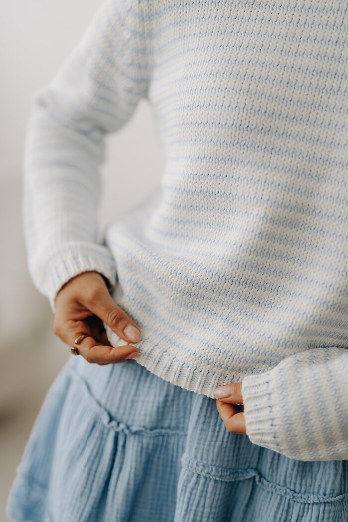 Gestreifter Sweater in zwei Farben – Bild 3