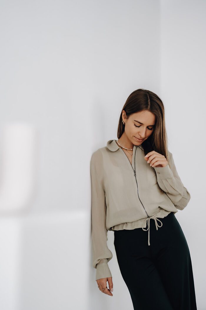 Transparenter Blouson – Bild 2