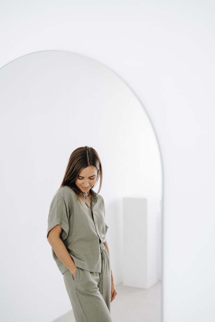Viva Crop Shirt "vetiver" – Bild 6