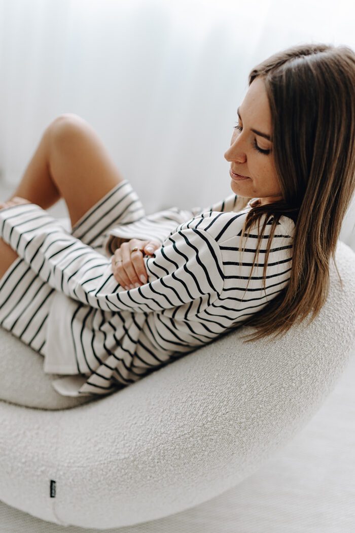 Wide Striped Sweat – Bild 4