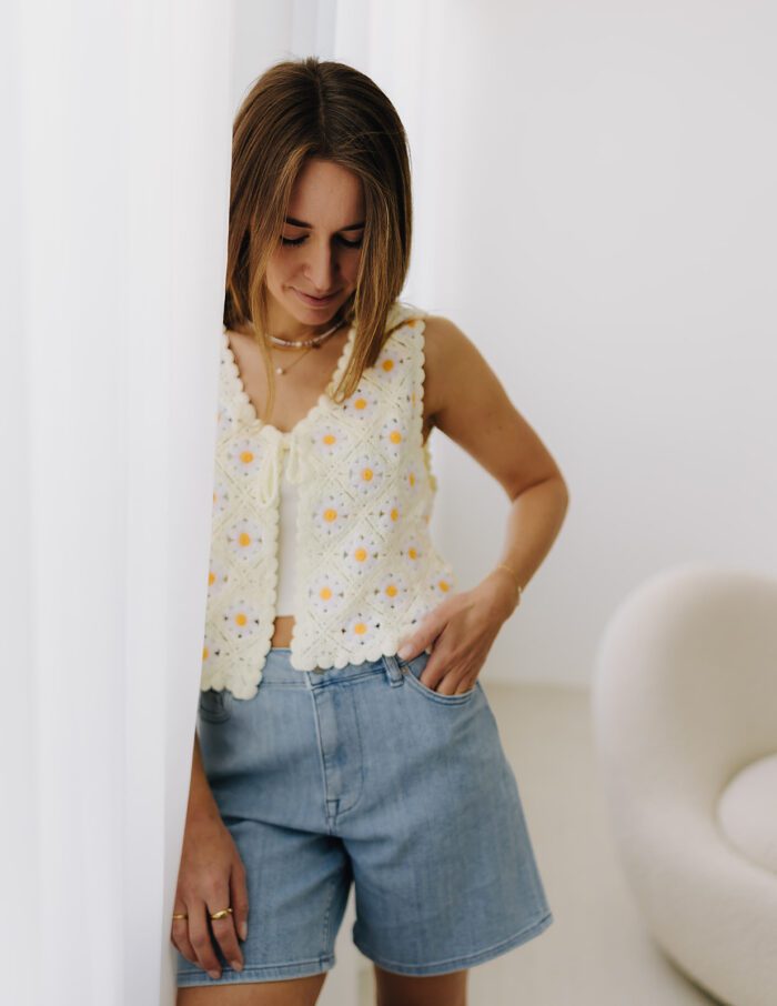 Denim Shorts "light blue" – Bild 3
