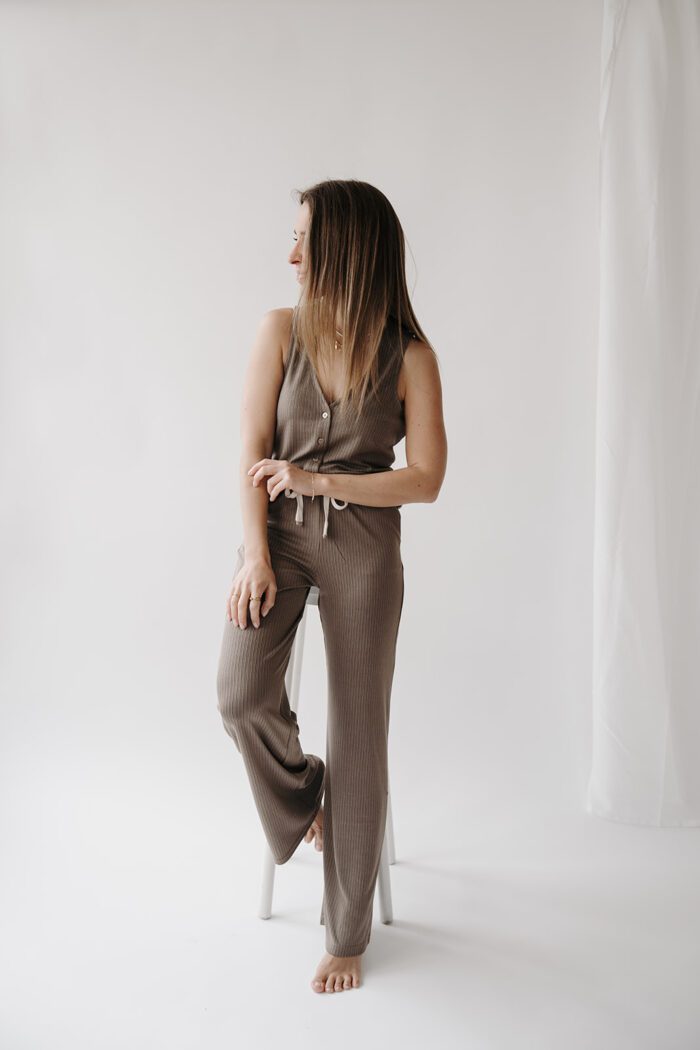 Gemütliche Hose "caribou brown"