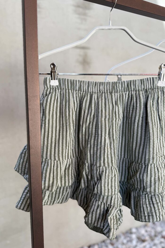 Musselin-Short mit Volants in zwei Farben – Bild 9