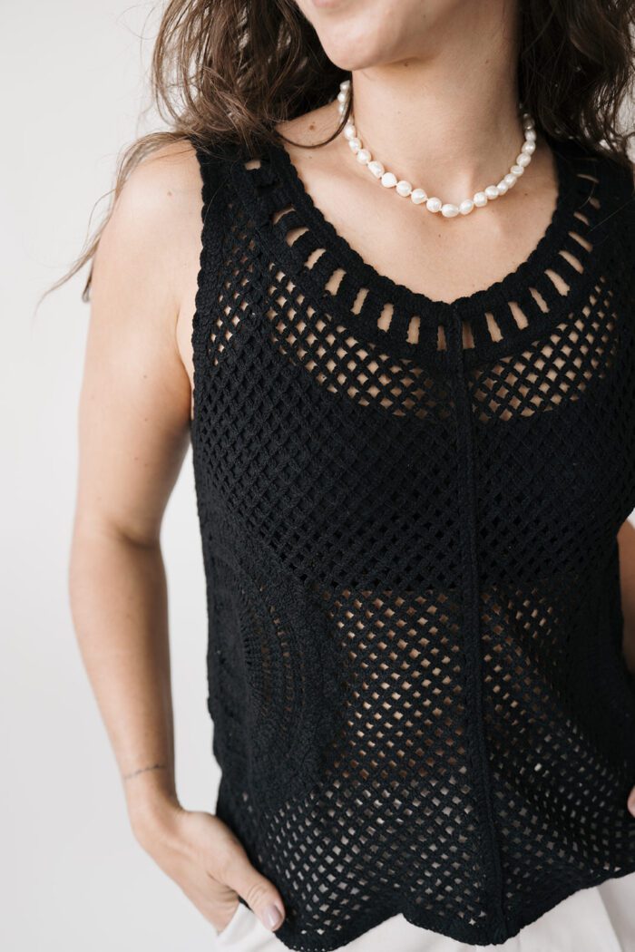 Boho Top "black"