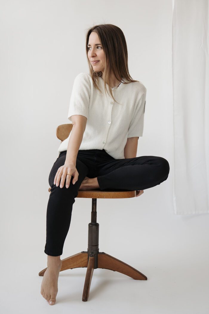 Kurzarm Cardigan in zwei Farben – Bild 6