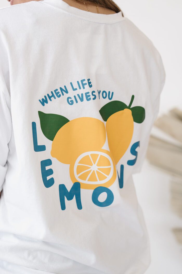 T-Shirt "Lemons" in zwei Farben – Bild 3