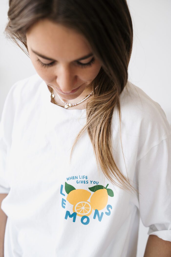 T-Shirt "Lemons" in zwei Farben – Bild 5