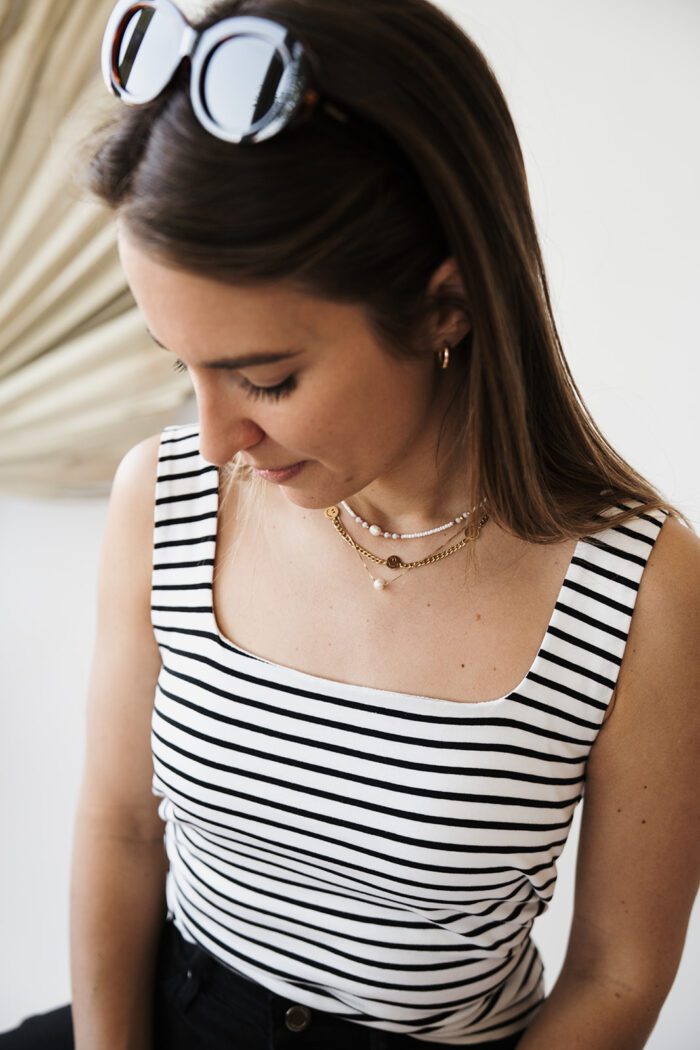 Square-Neck Tanktop in drei Farben – Bild 3