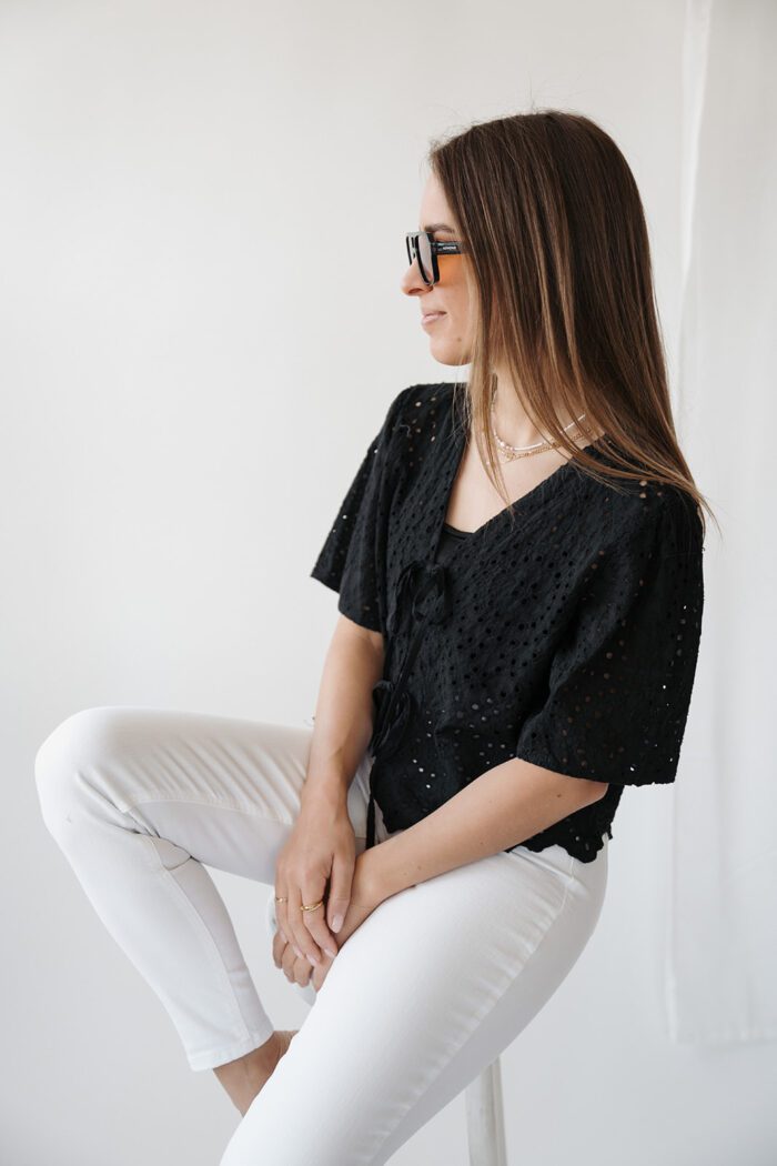 Lace Blouse in zwei Farben – Bild 2