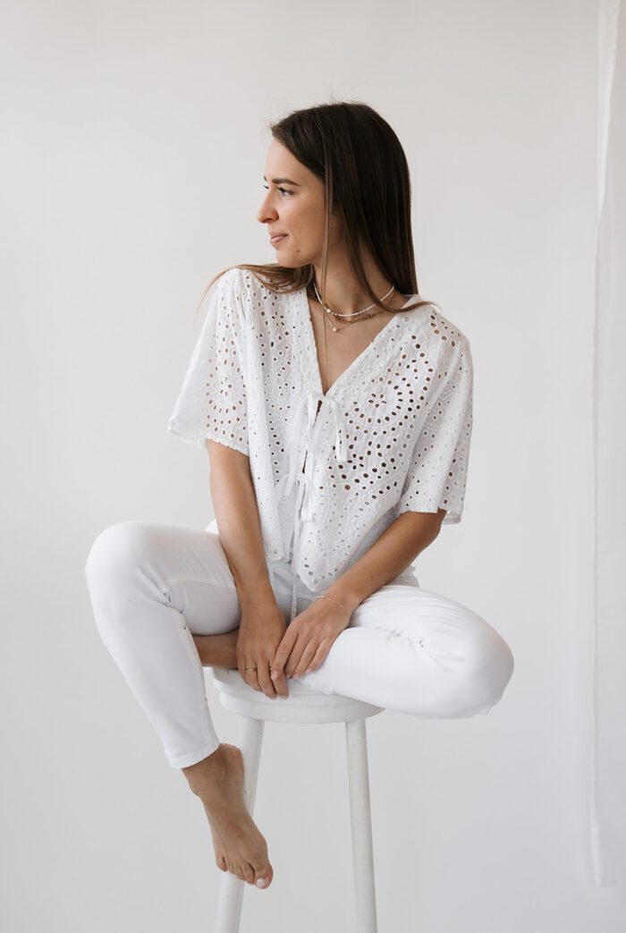 Lace Blouse in zwei Farben – Bild 4