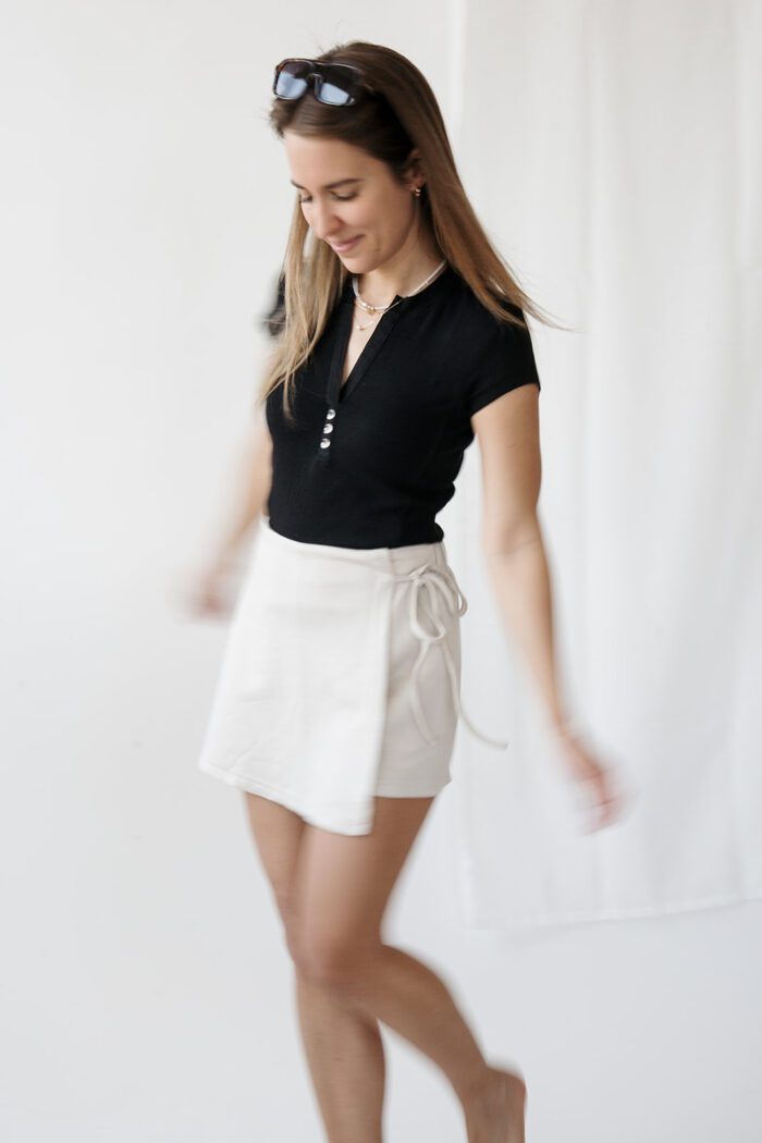 Jersey Skort "sand"
