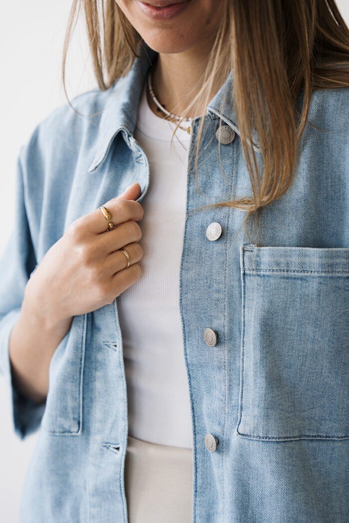 Denim Hemd "light blue" – Bild 3