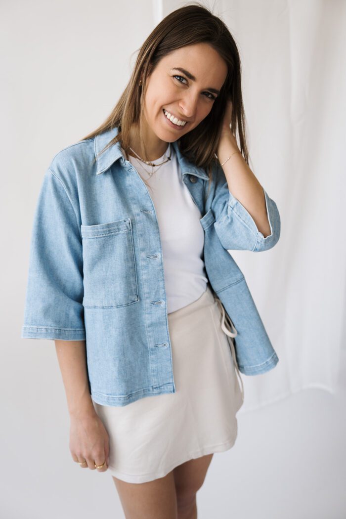 Denim Hemd "light blue"