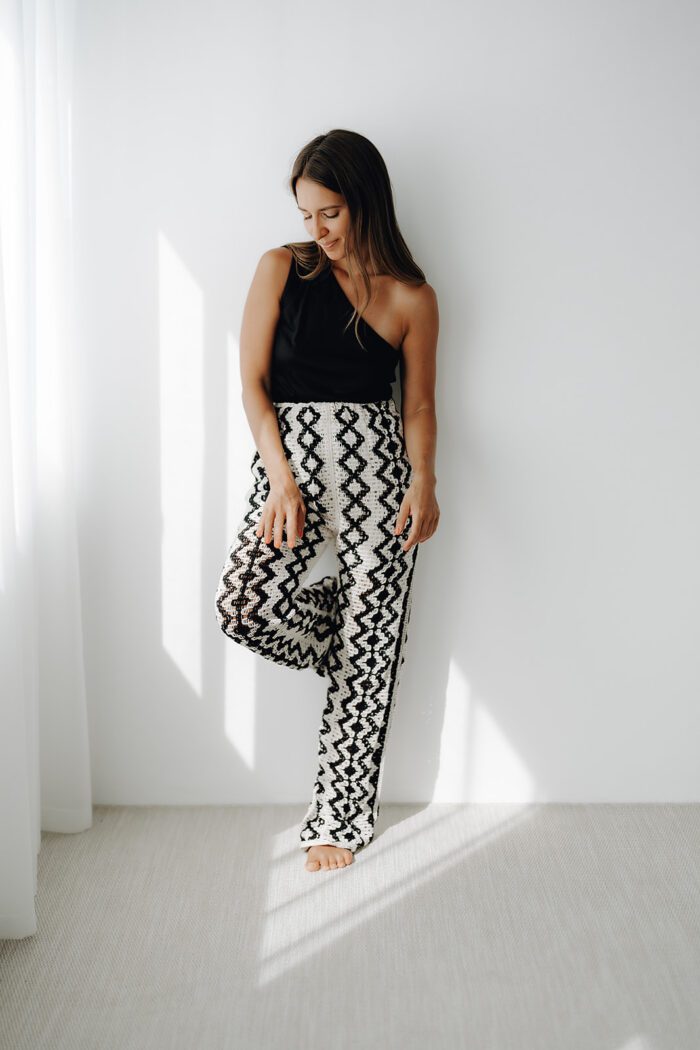 Lange Strickhose "Boho" – Bild 7