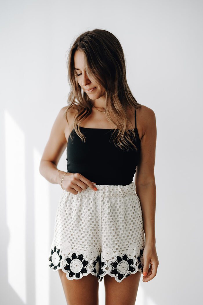 Kurze Strickhose "Boho"
