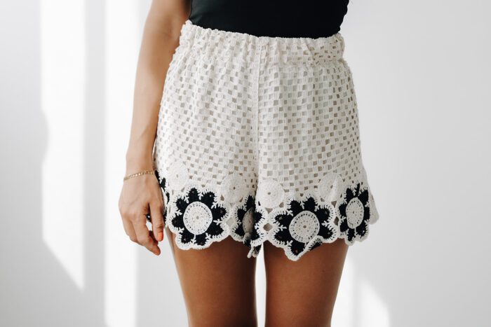 Kurze Strickhose "Boho" – Bild 3