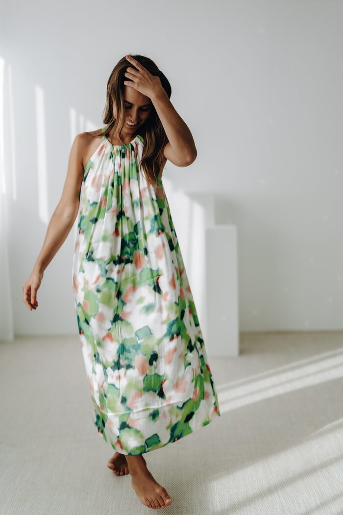Buntes Sommerkleid – Bild 3