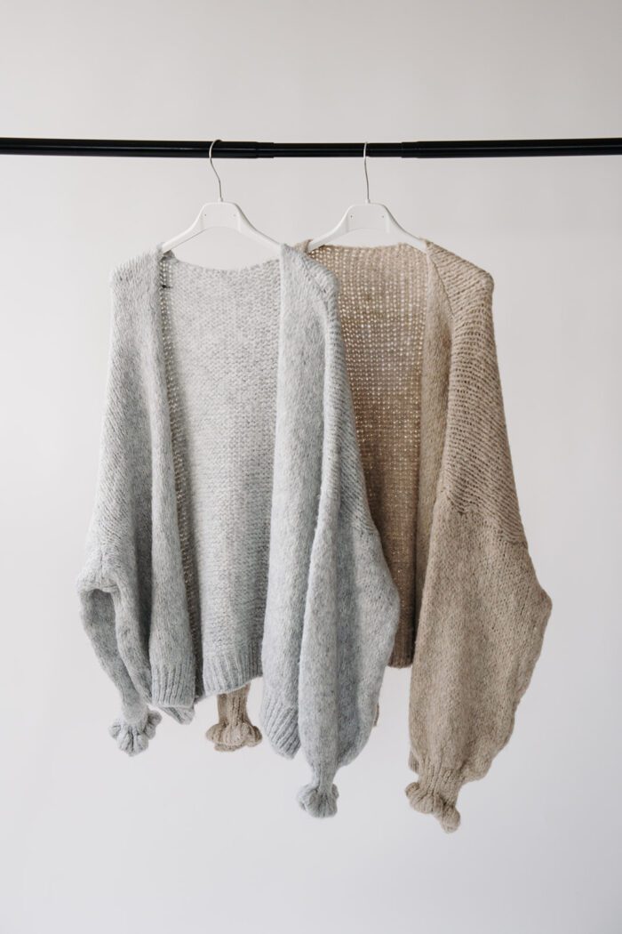 Cardigan Long Grau
