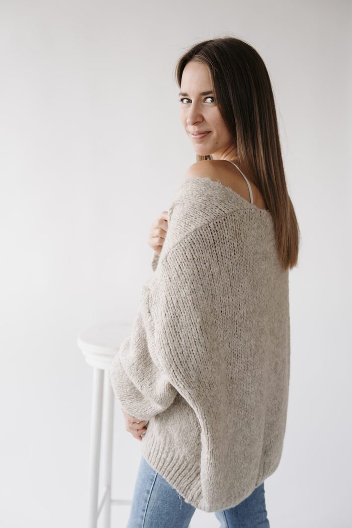 Cardigan Long Taupe