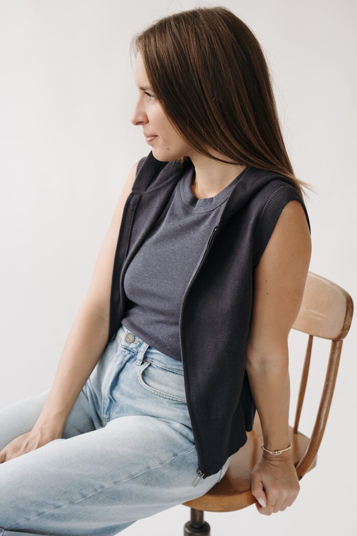 Kapuzenpullover Inkwell Blue