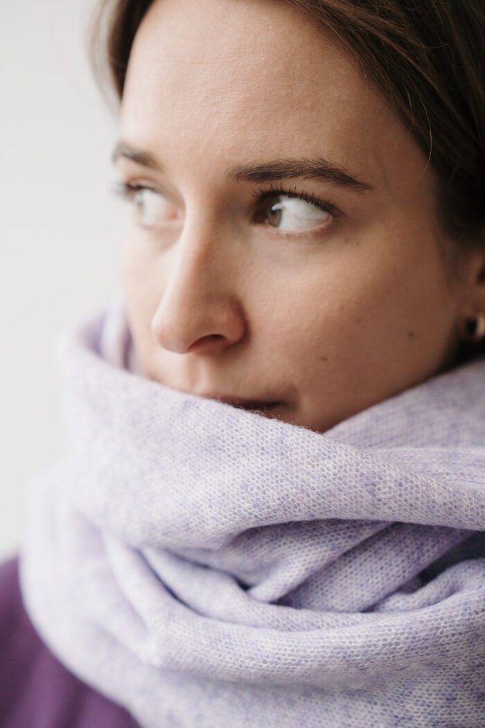 Kitty Scarf Violet – Bild 4
