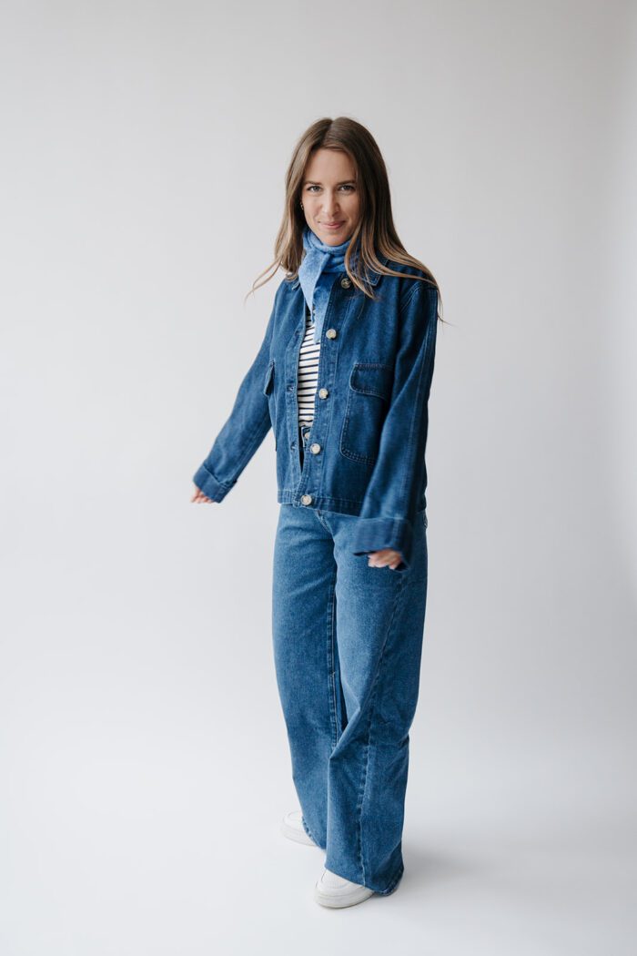 Klementine Jacket Dark Denim – Bild 7