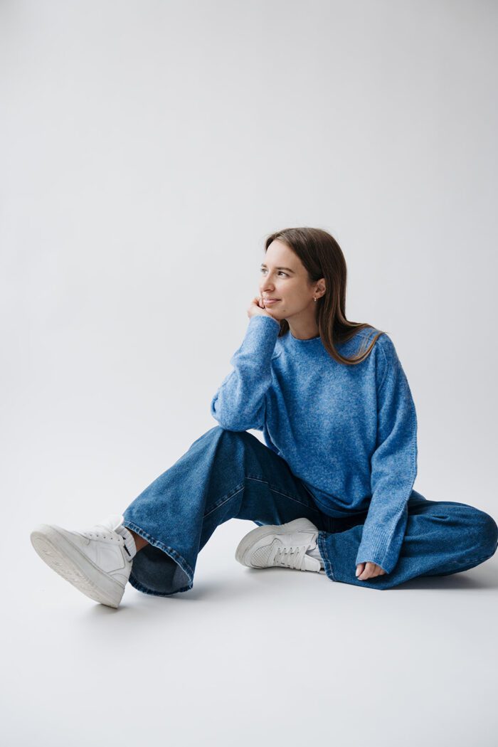 Kourtney Sweater Cornflower Blue