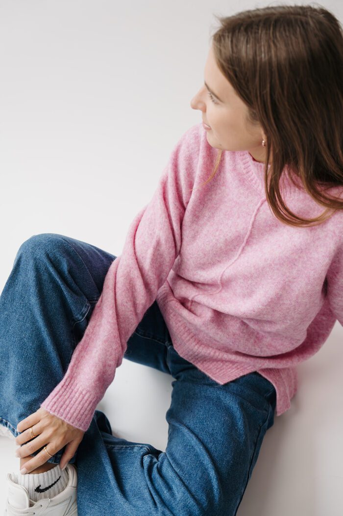 Krista Sweater Bright Pink