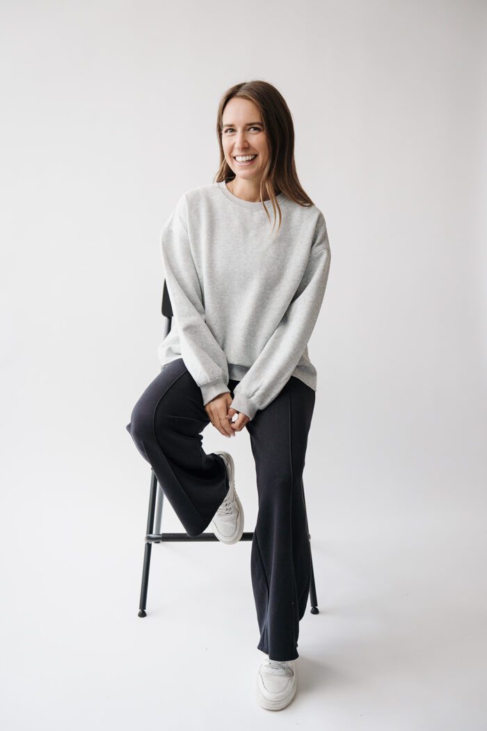 Kaffir Sweater Grey Melange – Bild 4