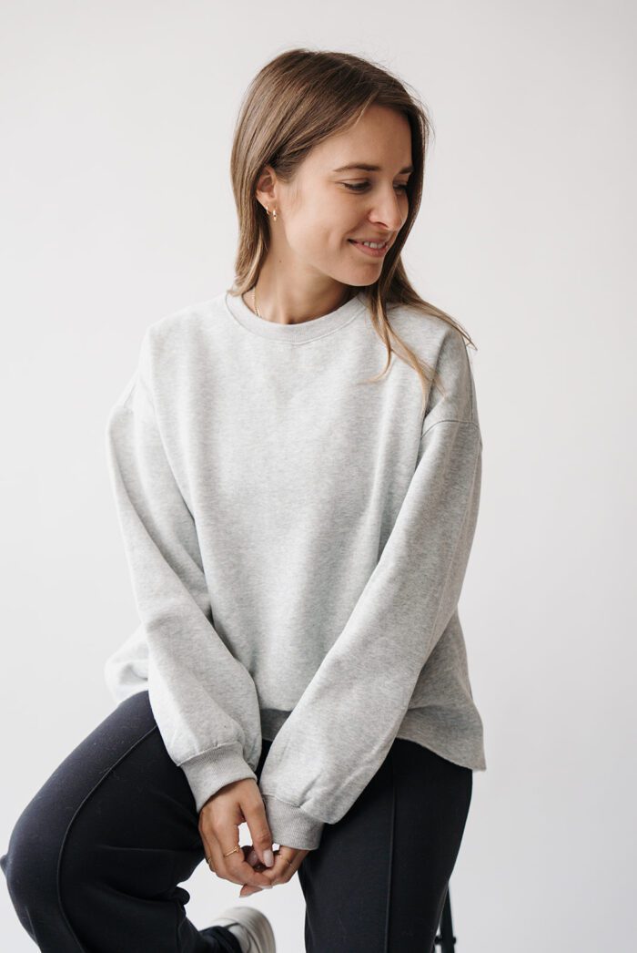 Kaffir Sweater Grey Melange – Bild 2