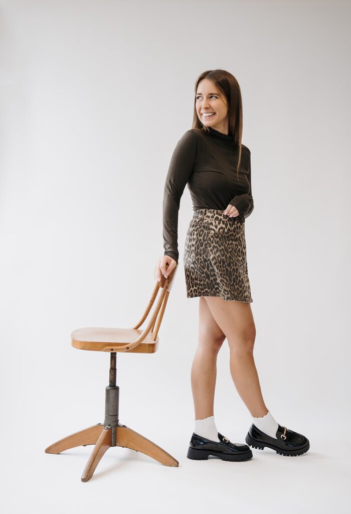 Leopard Skort Leomuster – Bild 5