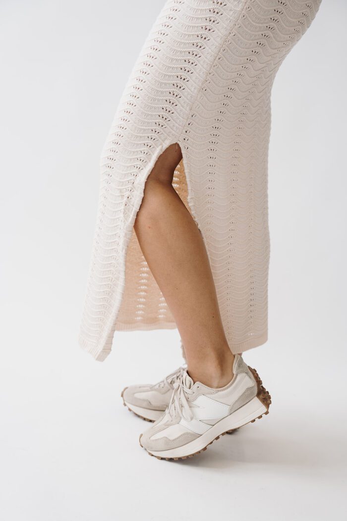 Knit Skirt Ecru – Bild 2