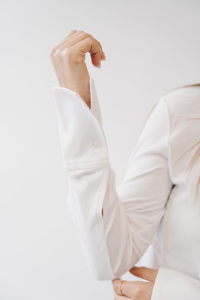 Jersey Shirt Pure White – Bild 2