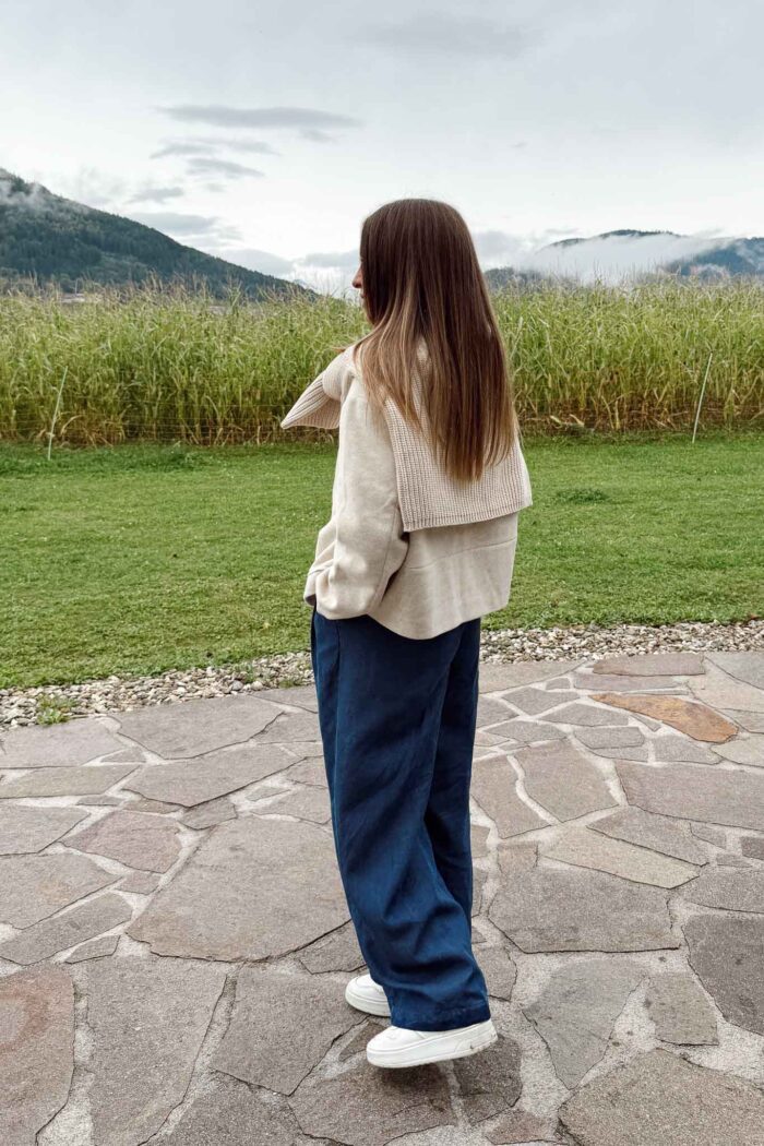Selma Sus Knit O-Neck Birch – Bild 5