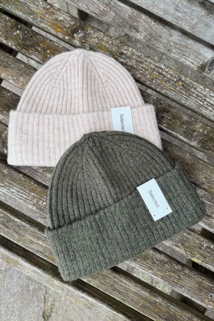 Lulu Knit Beanie Birch/melange – Bild 2