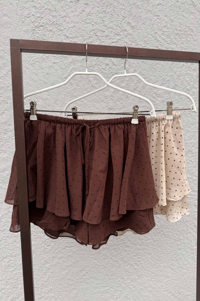 Skort Punkte Creme – Bild 4
