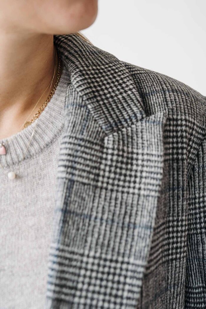 Oversize Blazer Kariert Contours – Bild 2