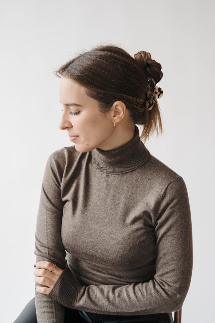Astrid Roll Neck Morel