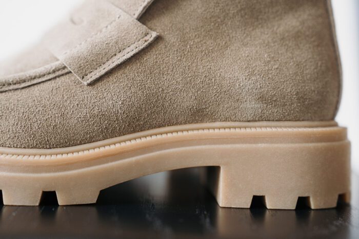 Short Suede Boots Chocolate Brown – Bild 4