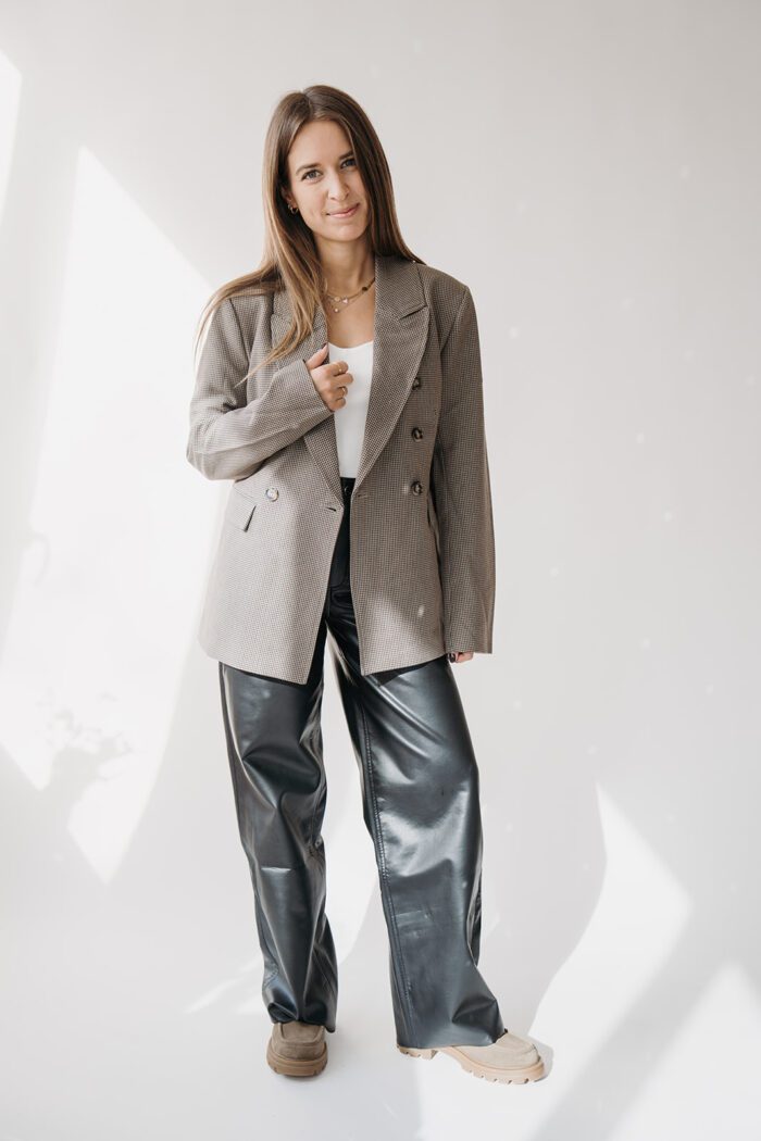 KAmikka PU Jeans Black – Bild 5