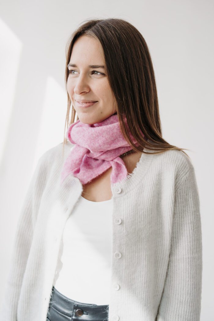 Kristy Scarf Bright Pink