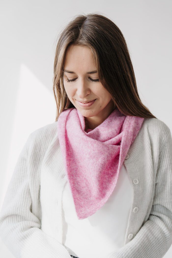 Kristy Scarf Bright Pink – Bild 2