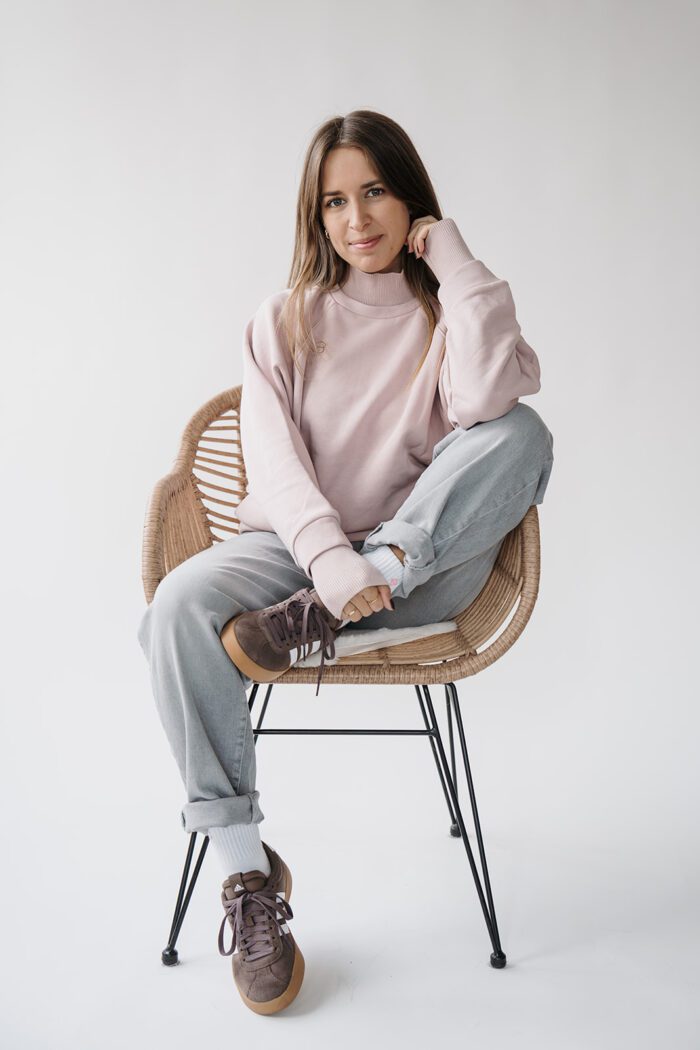 Sweatshirt Shadow Gray Pink