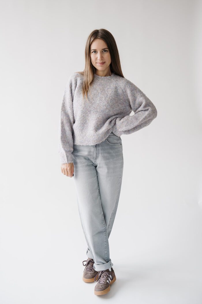 Pullover Lilac melange – Bild 4