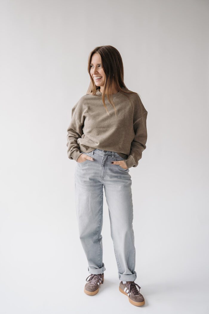 Sweat Pullover Capers melange – Bild 2