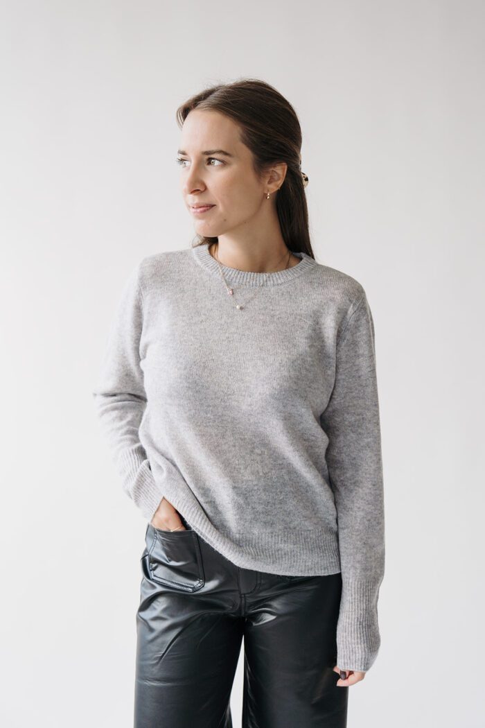 KAcashie Pullover Grey Melange